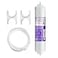 APEC Water Systems PHPLUSKIT14 US MADE 10 Alkaline High Purity pH Calcium Carbonate Inline Filter Kit with 14 Quick Connect