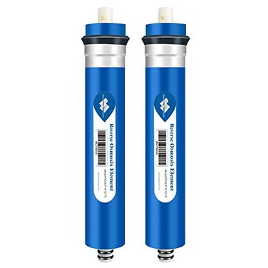 Membrane Solutions 75 GPD RO Membrane Reverse Osmosis Membrane RO Membrane Replacement Reverse Osmosis Filter Replacement for Under Sink Home Drinking RO Water Purifier System 2 PACK