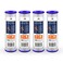 Aquaboon 1 Micron Pleated Water Filter 10 x 25 Whole House Sediment Filter Replacement Cartridge Compatible with WFPFC3002 WHKFWHPL 4Pack
