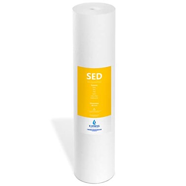 Express Water Sediment Replacement Filter Whole House Replacement Water Filter SED High Capacity Water Filter 5 Micron Water Filter 45 x 20 inch