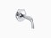 Kohler 14427CP Purist WallMount 90 Degree Bath spout 25 gpm Polished Chrome