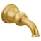 Moen S12105BG Weymouth 12Inch Slip Fit Connection NonDiverting Tub Spout Brushed Gold