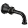 Moen S5001BL Colinet Traditional Nondiverting Tub Spout with Slipfit CC Connection Matte Black
