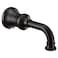 Moen S5001BL Colinet Traditional Nondiverting Tub Spout with Slipfit CC Connection Matte Black