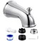 Dreyoo Tub Spout Universal Fits 12 Copper Pipe 12 IPS and 34 IPS Bathroom Bathtub Faucet with Adapters and Hex WrenchChromeClassic