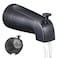 Dreyoo 5 14 Inch Bathroom Tub Spout Compatible with Westbrass E531D1F62 Fits Wall Front Mount Tub Spout with Shower Diverter 12 IPS Inside Thread Bathtub Faucet Oil Rubbed Bronze