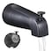 Dreyoo 5 14 Inch Bathroom Tub Spout Compatible with Westbrass E531D1F62 Fits Wall Front Mount Tub Spout with Shower Diverter 12 IPS Inside Thread Bathtub Faucet Oil Rubbed Bronze