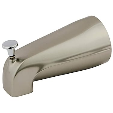 Kingston Brass K188A7 514 Inch Zinc Tub Spout with Diverter Brushed NickelPolished Chrome