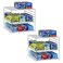 WANCHIY 2 PACK Cabinet Organizer for Foil and Plastic Wrap Divided Compartment Holder for Kitchen Bag Upgraded KitchenCounter Pantry Organizers and StorageWhiteGray