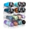 spospo Stackable Water Bottle Organizer Large Compartment Water Bottle Holder 4 Tier Clear Water Bottle Organizer for Cabinet Bottle Rack for Kitchen Organization and Storage Hold 16 Bottles