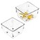 iDesign Linus Plastic Drawer Organizer Storage Container for Vanity Bathroom Kitchen Drawers 3 x 3 x 2 Set of 2 Clear