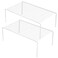 Redrubbit Large 157 x 9 4 Inch Cabinet Storage Shelf Rack Rustproof Kitchen Counter and Cabinet Shelf Storage Rack Organizer for Kitchen Fridge Cabinet Bathroom Set of 2
