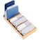 KitchenEdge Bamboo Kitchen Towel and FoodStorage Organizer Perfect for Kitchen Drawers Cabinets Pantry 5 Adjustable Wall Inserts Organize Store Plastic Food Containers