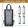 LeCorner Plastic Bag Holder Large Capacity Grocery Bag Holder Breathable Mesh Plastic Bag Holders for Grocery Bags Storage Lightweight Trash Bag Holder Dispenser Organizer Black