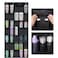NiHome MultiFunctional 35 Pockets Door Hanging Organizer Fit for Stanley Tumbler in Kitchen Pantry Bedroom Bathroom Large Capacity Elastic Mesh Secure Storage Cup Holder Foldable for Home and RV