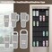 NiHome MultiFunctional 35 Pockets Door Hanging Organizer Fit for Stanley Tumbler in Kitchen Pantry Bedroom Bathroom Large Capacity Elastic Mesh Secure Storage Cup Holder Foldable for Home and RV