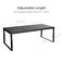 Ipotive Expandable Adjustable Stackable Kitchen OrganizerPantry Storage Shelves Racksfor cabinets Shelf Kitchens countertops bathroomsRV1PackBlackMedium