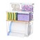 iCASA Trash Bag Holder Laundry Pods Container 5 in 1 Garbage Bag Dispenser for 133033 Gallon Bags Clear Stackable Kitchen Under Sink Organizer Dishwasher Pod Storage Home Organization Must Haves