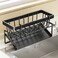 ALMNCBH Sponge Holder for Kitchen Sink Sink Caddy with Dishcloth Rack Kitchen Sink Storage Rack Organizer Countertop Rustproof Soap Dispenser Organizers and Storage Essentials