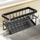 ALMNCBH Sponge Holder for Kitchen Sink Sink Caddy with Dishcloth Rack Kitchen Sink Storage Rack Organizer Countertop Rustproof Soap Dispenser Organizers and Storage Essentials