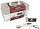 McEtt Smores Caddy MultiTray Smores Storage Box Roasting Sticks ARE Included Fun Smores Stickers Hold Marshmallows Chocolate Crackers Candy Skewers Camping Campfire Accessories Kit