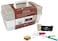 McEtt Smores Caddy MultiTray Smores Storage Box Roasting Sticks ARE Included Fun Smores Stickers Hold Marshmallows Chocolate Crackers Candy Skewers Camping Campfire Accessories Kit