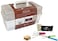 McEtt Smores Caddy MultiTray Smores Storage Box Roasting Sticks ARE Included Fun Smores Stickers Hold Marshmallows Chocolate Crackers Candy Skewers Camping Campfire Accessories Kit