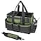 SCAVATA Wearable Cleaning Caddy Organizer with Handle Shoulder Straps for Housekeepers Under Sink Car Cleaning Tool Organizer Bag with 4 Foldable Dividers Green