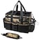 SCAVATA Wearable Cleaning Caddy Organizer with Handle Shoulder Straps for Housekeepers Under Sink Car Cleaning Tool Organizer Bag with 4 Foldable Dividers Camouflage