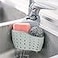 VANVENE Kitchen Sink Shelf Soap Sponge Drain Rack Holder Double Decker Hanging Basket Storage Suction Cup Kitchen Organizer Sink Accessories Wash DropshippingBlue1Pcs