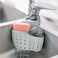 VANVENE Kitchen Sink Shelf Soap Sponge Drain Rack Holder Double Decker Hanging Basket Storage Suction Cup Kitchen Organizer Sink Accessories Wash DropshippingBlue1Pcs