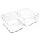 BINO Plastic Storage Bins XLarge 2 Pack Clear THE SOHO COLLECTION Pantry Organizers and Storage Containers Fridge Organizer Bins Kitchen Cabinet Organizer Medicine Cabinet Organizer Bin