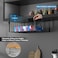 AmonHouseware 2Pack Under Shelf Basket OrganizerAdjustable Hanging Holder Storage for Cabinet Pantry Kitchen Cupboard Desk Counter Bookshelf Organization Addon Space Saver Heavy Duty SlideinBlack