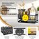 Taugast Sponge Holder for Kitchen SinkSmiley Face Sink Caddy with Removable Brush HolderSelfDraining Sponge Caddy for SpongeSoapDish BrushScrubberKitchen Essentials and Gadgets