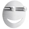 Dlilise Stainless Steel Smiley Face Sponge Daddy Holder Brushed Silver Sink Caddy Organizer with Suction Cup Installation for Kitchen Keep Happy Face Sponge Clean and Dry