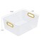 Callyne 6Pack Clear Plastic Pantry Organizer Bins Clear Storage Bins for Organizing