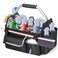 HODRANT Wearable Cleaning Caddy Organizer Cleaning Supplies Bag with Divider Support Pad Cleaner Tote with Handle Detachable Shoulder Strap Housekeeping Storage Box with Multi Pockets Bag Only