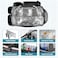 HODRANT Wearable Cleaning Caddy Organizer Cleaning Supplies Bag with Divider Support Pad Cleaner Tote with Handle Detachable Shoulder Strap Housekeeping Storage Box with Multi Pockets Bag Only