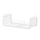 Janebert Expandable Under Shelf Basket Organizer Under Shelf Storage Hanging Baskets Under Cabinet for Pantry Kitchen Cupboard Desk Counter Bookshelf Space Saver Heavy Duty Slidein white 1 Pack