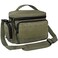 opux Tactical Lunch Box for Men Insulated Lunch Bag Leakproof Soft Military Cooler with Reinforced MOLLE Webbing Patch Panel Heavy Duty Lunchbox Pail for Work Construction Olive Medium 10 Cans