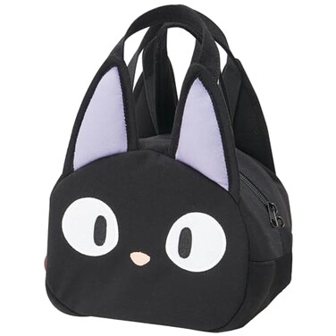 Skater Kikis Delivery Service Mini Die Cut Black Lunch Bag with Zip Closure Jiji