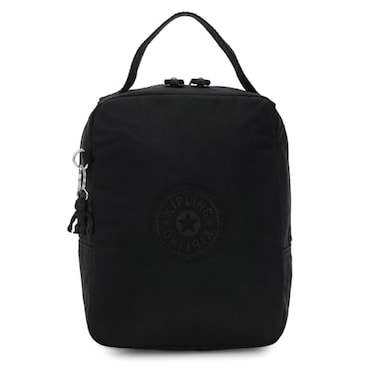 Kipling Womens Womens Lyla Bag Insulated Reusable Tote Tote Lunch Bag True Black Lunch Tote US