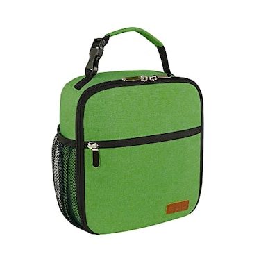 Femuar Lunch Box for Men Women Adults Small Lunch Bag for Office Work Picnic Reusable Portable Lunchbox Dark Green