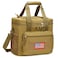 ATRIPACK Lunch Box for Men Tactical Lunch Bag MOLLE Webbing Leakproof Insulated Large Lunch Cooler Women Adult Meal with Adjustable Shoulder Strap Durable Lunch Pail Brown
