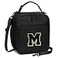 CLOUDWINGS Initial Insulated Lunch Bag for Boys Kids Back to School Gift Reusable Leakproof Lunch Box with Adjustable Strap for School Daycare Travel PicnicBlackM
