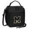 CLOUDWINGS Initial Insulated Lunch Bag for Boys Kids Back to School Gift Reusable Leakproof Lunch Box with Adjustable Strap for School Daycare Travel PicnicBlackM