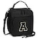 CLOUDWINGS Initial Insulated Lunch Bag for Boys Kids Back to School Gift Reusable Leakproof Lunch Box with Adjustable Strap for School Daycare Travel PicnicBlackA
