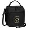 CLOUDWINGS Initial Insulated Lunch Bag for Boys Kids Back to School Gift Reusable Leakproof Lunch Box with Adjustable Strap for School Daycare Travel PicnicBlackS