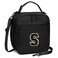 CLOUDWINGS Initial Insulated Lunch Bag for Boys Kids Back to School Gift Reusable Leakproof Lunch Box with Adjustable Strap for School Daycare Travel PicnicBlackS