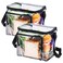BORMELUN 2Pack Clear Lunch Bag for Work Correctional Officers Plastic Transparent Lunch Tote Stadium Bags See Through Womem and Men106x86x6 inch